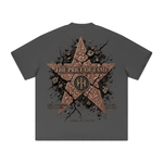 Wolvyn ‘Price of Fame’ 425GSM Unisex Heavyweight Double-Yarn Drop-Shoulder T-Shirt - Wolvyn Apparel