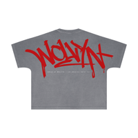 Wolvyn ‘Red Tag’ 310GSM Unisex Vintage-Wash Batwing Sleeve T-shirt - Wolvyn Apparel