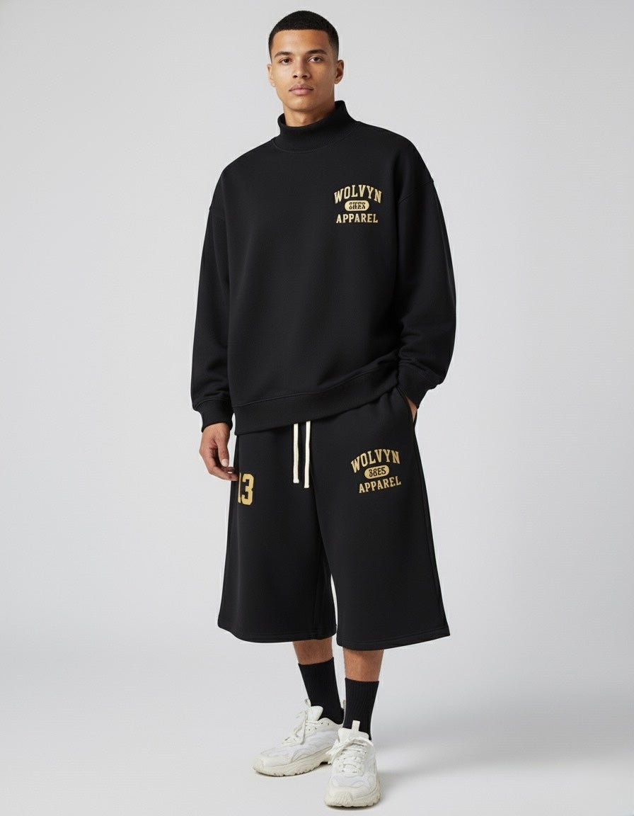 Wolvyn Relaxed Drawstring 3/4 Sweatpants - Wolvyn Apparel