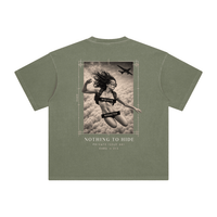 Wolvyn ‘Sky Dive Naked’ Enzyme Washed T-Shirt - Wolvyn Apparel
