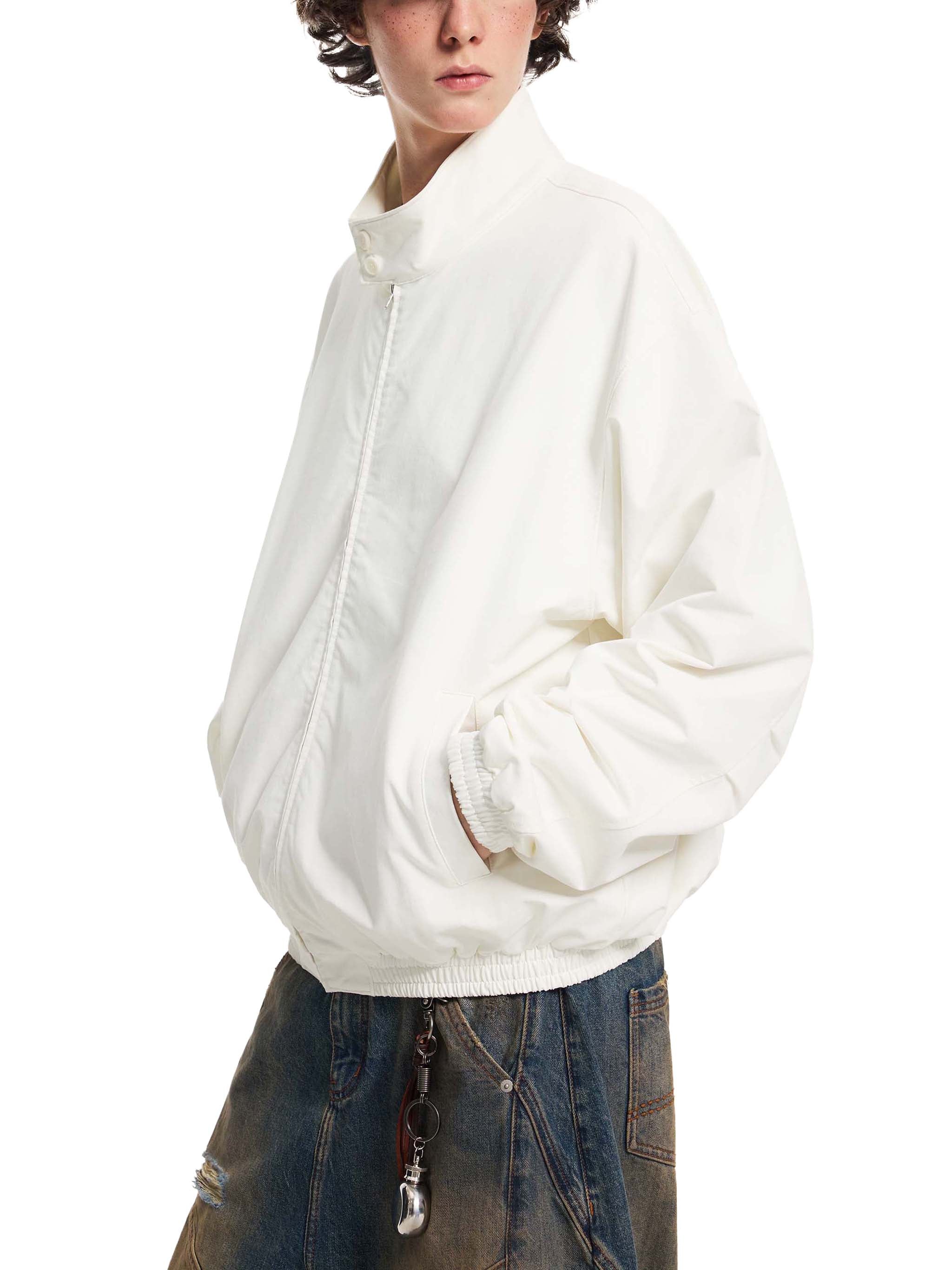 Wolvyn Stand Collar Bomber Jacket - Wolvyn Apparel