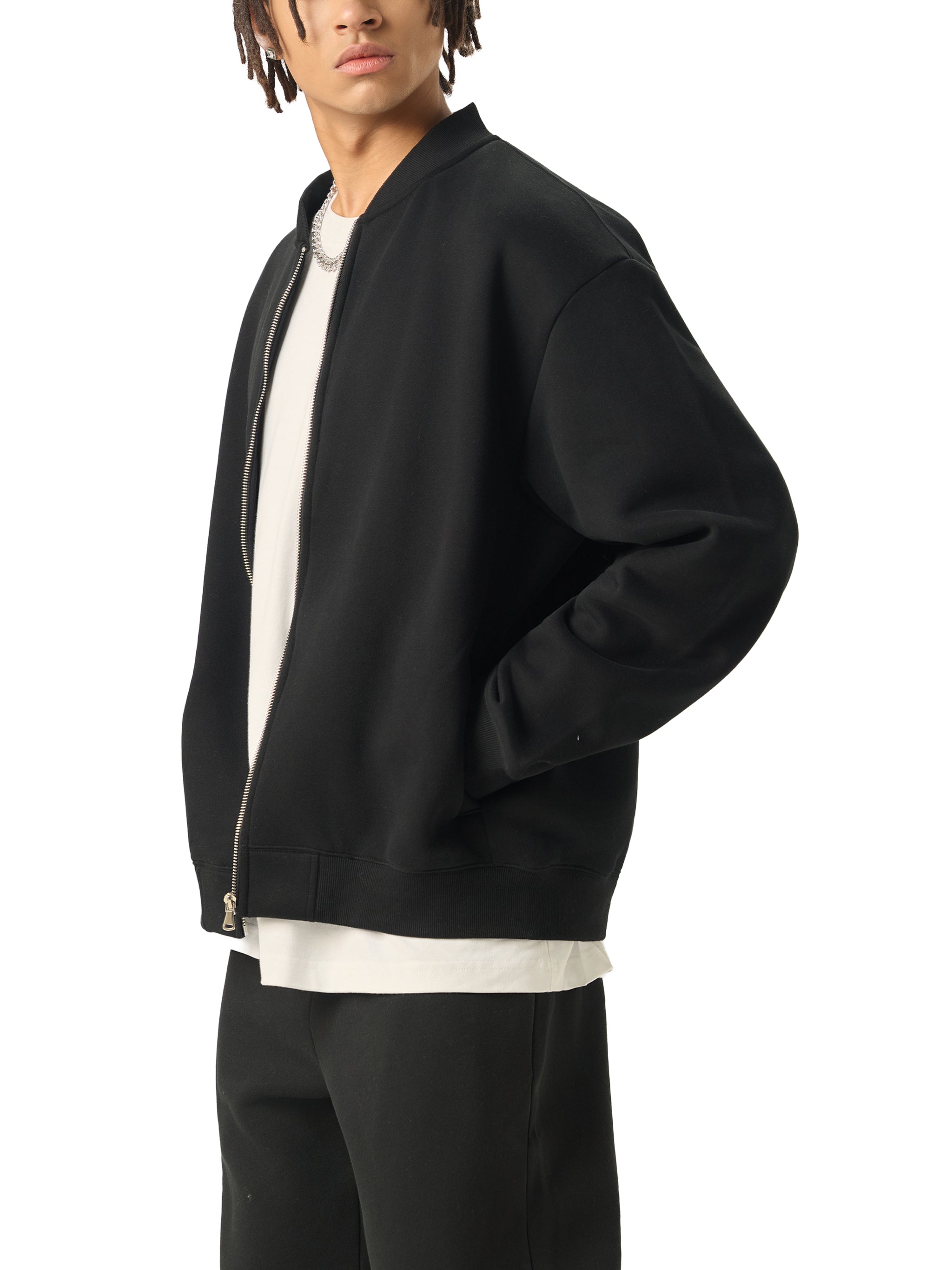 Wolvyn “The Brand” Zip - Up Fleeced Varsity Jacket - Wolvyn Apparel