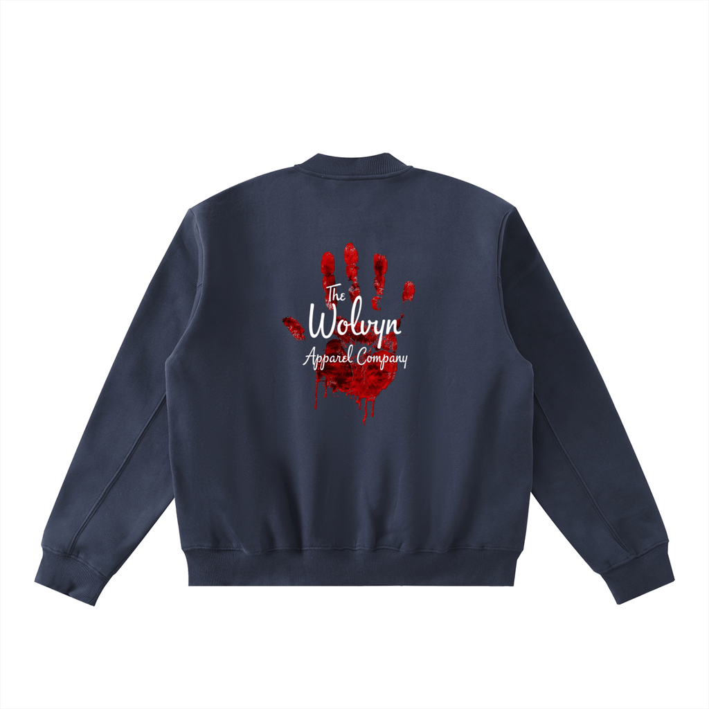 Wolvyn “The Brand” Zip - Up Fleeced Varsity Jacket - Wolvyn Apparel