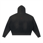 Wolvyn ‘The Wolf of Streetwear’ Unisex Sunfade Distressed Boxy Hoodie - Wolvyn Apparel
