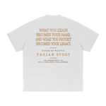 Wolvyn ‘Trojan Study’ Heavyweight Drop Shoulder T-Shirt - Wolvyn Apparel