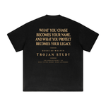 Wolvyn ‘Trojan Study’ Heavyweight Drop Shoulder T-Shirt - Wolvyn Apparel