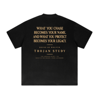 Wolvyn ‘Trojan Study’ Heavyweight Drop Shoulder T-Shirt - Wolvyn Apparel