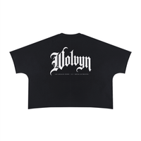 Wolvyn ‘West Coast’ Unisex Heavyweight Boxy Raw Edge T-Shirt - Wolvyn Apparel