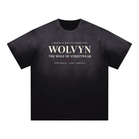 Wolvyn ‘Wolf of Streetwear’ Sunfade Edge Gradient T-Shirt - Wolvyn Apparel