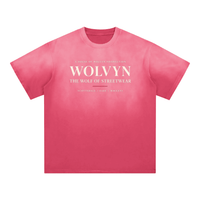 Wolvyn ‘Wolf of Streetwear’ Sunfade Edge Gradient T-Shirt - Wolvyn Apparel