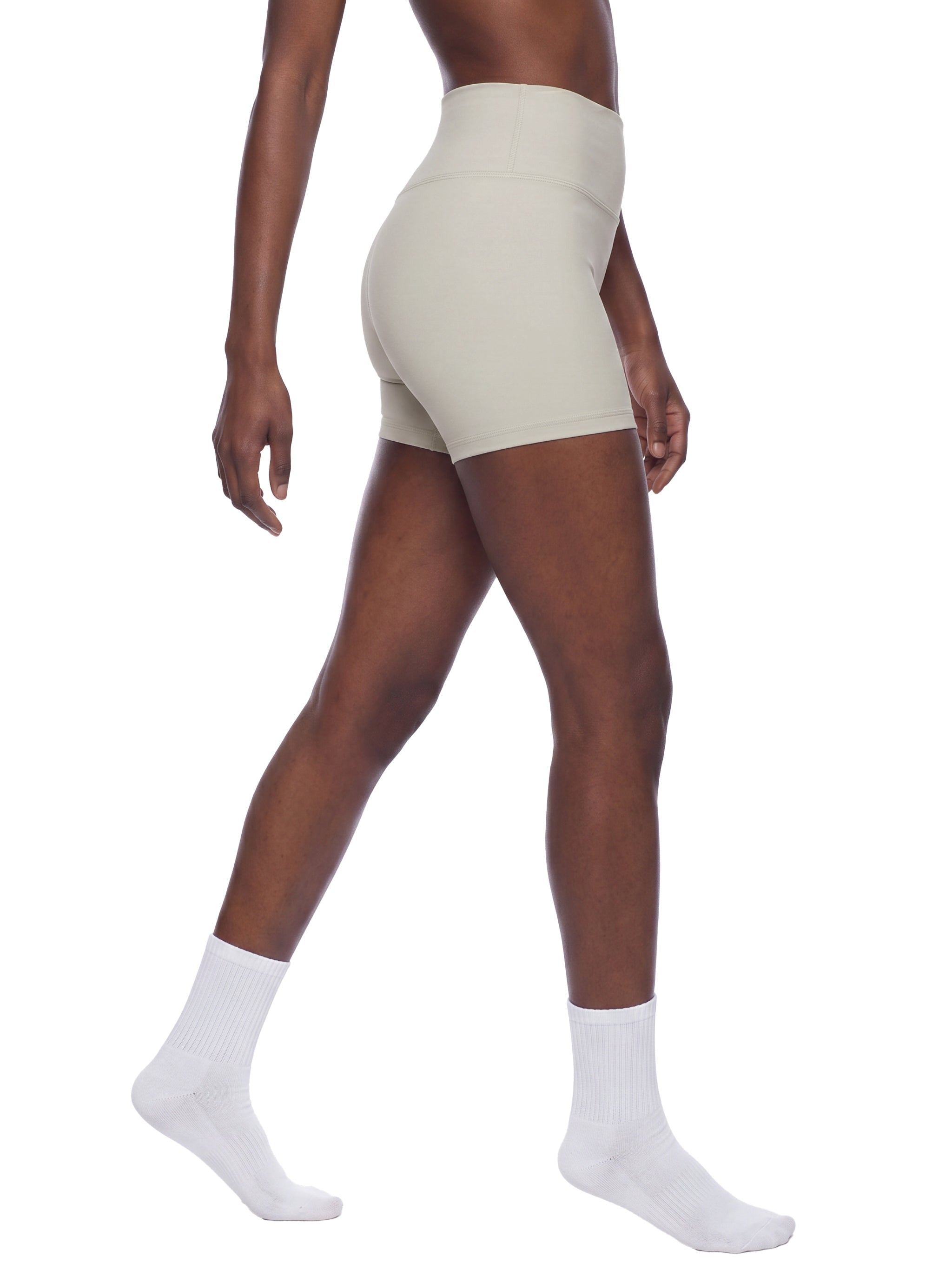 Women’s High Rise Yoga Shorts - Wolvyn Apparel